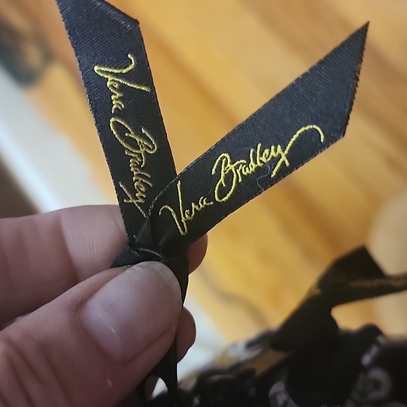 Vera Bradley Black and Yellow Floral Women's Bag - Picture 3 of 6